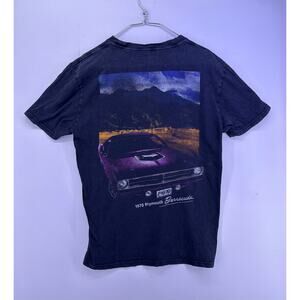 Holister Purple 1970 Plymouth Barracuda Black Tshirt Size M